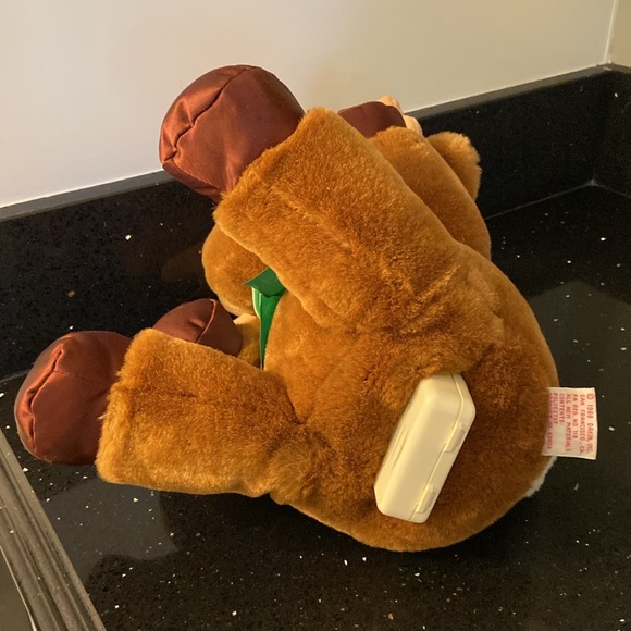 Musical Animated Reindeer Light Up Christmas Rudolph Stuffed Plush Vintage - Picture 9 of 11